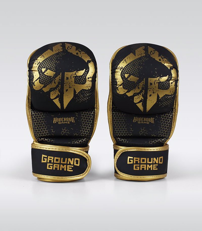 GROUNDGAME MMA Sparing Gloves cage- gold
